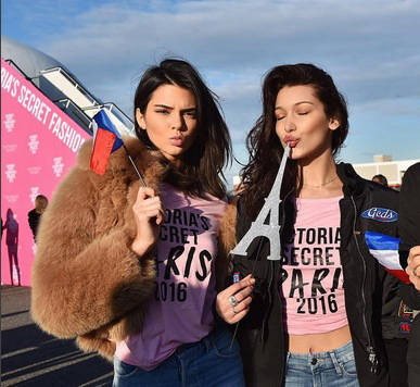 Victoria’s Secret : Kendall Jenner, Bella Hadid… Les Anges sont à Paris (photos)
