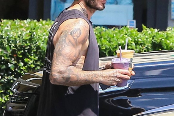 David Beckham se la joue romantique avec son nouveau tatouage
