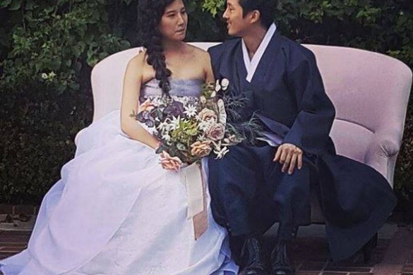 Steven Yeun, alias Glenn dans The Walking Dead, s’est marié (photo)