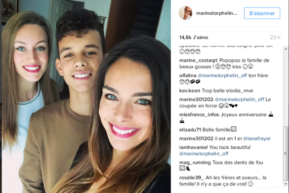 Marine Lorphelin, très fière aux côtés de son frère et sa sœur sur Instagram !