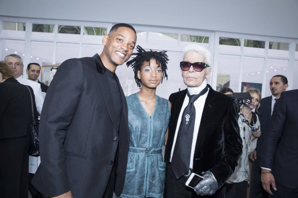Fashion Week – défilé Chanel : Will Smith papa protecteur avec sa fille Willow (photos)