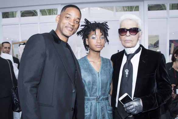 Fashion Week – défilé Chanel : Will Smith papa protecteur avec sa fille Willow (photos)