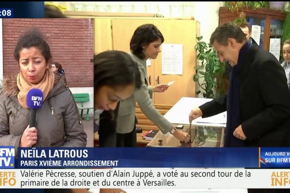 Primaire à droite : Nicolas Sarkozy la première fois sans Carla Bruni pour aller voter