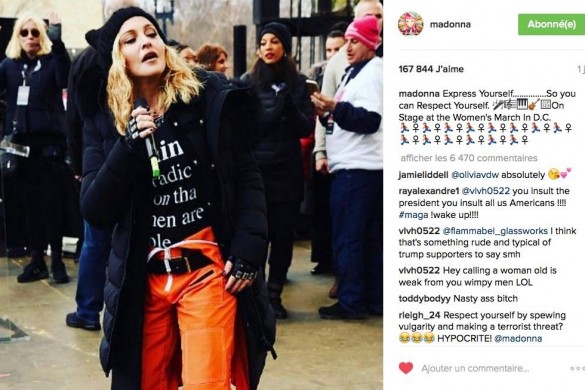 Lily-Rose Depp à la Fashion Week, Madonna à la Women’s March… Le best-of Instagram de la semaine