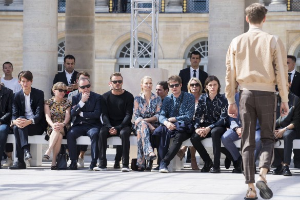 Kate Moss, David Beckham, Lara Stone : les stars du défilé Louis Vuitton