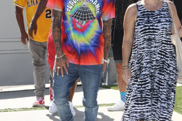 Chris Brown relâché contre une caution de 250.000 dollars
