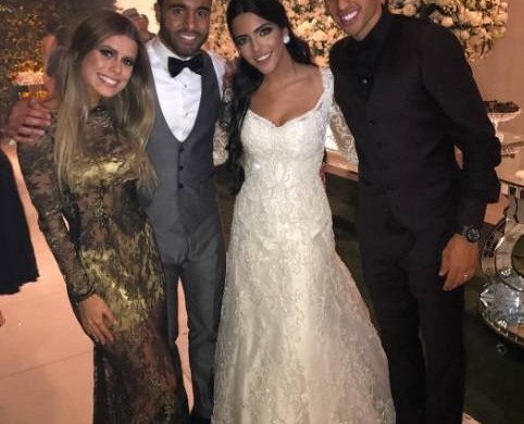 Lucas, la star du PSG, s’est marié avec la ravissante Larissa (Photos)