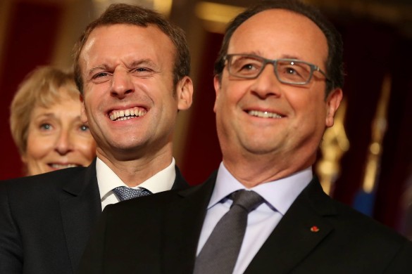 La petite blague (trop marrante) de François Hollande sur Emmanuel Macron