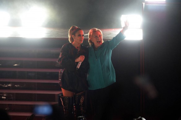 Jennifer Lopez retrouve son ex-mari pour un concert en soutien à Hillary Clinton
