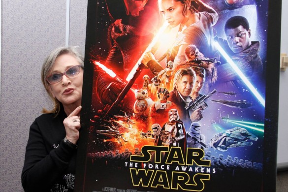 Carrie Fisher (Princesse Leïa dans Star Wars) en soins intensifs après une crise cardiaque