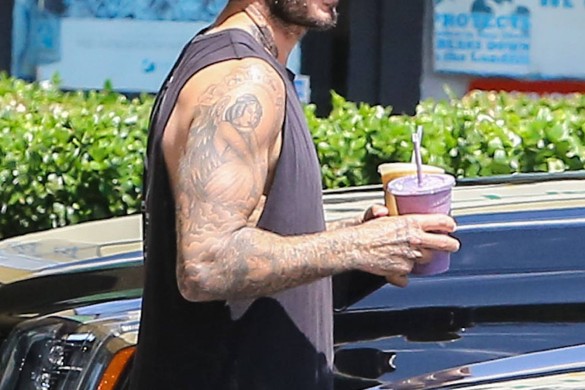 David Beckham dévoile un nouveau tatouage très original… (photos)