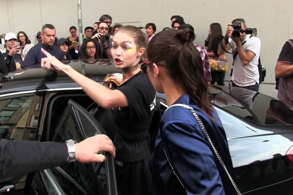 Shocking ! Gigi Hadid agressée par un fan à Milan (vidéo)