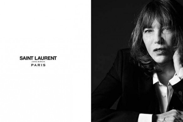 Jane Birkin devient la nouvelle égérie Saint Laurent