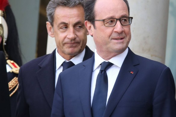 François Hollande et Nicolas Sarkozy dans le même avion pour les funérailles de Shimon Peres