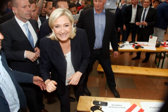 Pour Marine Le Pen, Nicolas Sarkozy est « le symbole du cynisme »