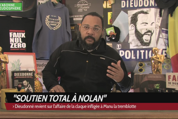 Dieudonné exprime son « soutien total à Nolan » qui a giflé Manuel Valls